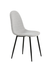 Polar Esszimmerstuhl - grau/Polyester - Essstühle - ALVAHOME