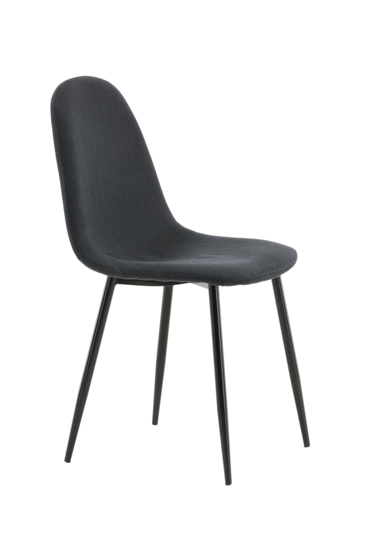 Polar Esszimmerstuhl - schwarz/Polyester - Essstühle - ALVAHOME