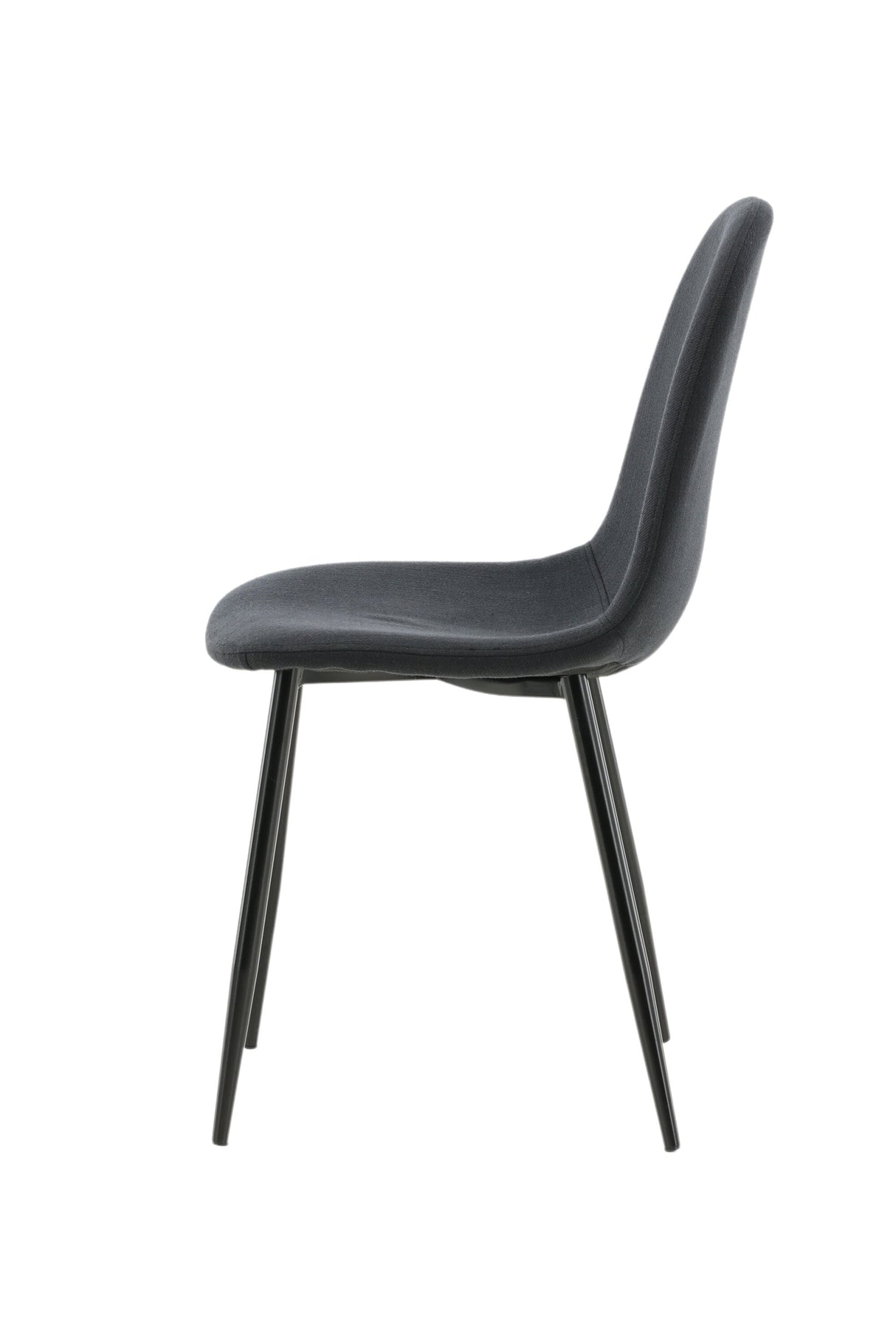 Polar Esszimmerstuhl - schwarz/Polyester - Essstühle - ALVAHOME
