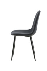 Polar Esszimmerstuhl - schwarz/Polyester - Essstühle - ALVAHOME