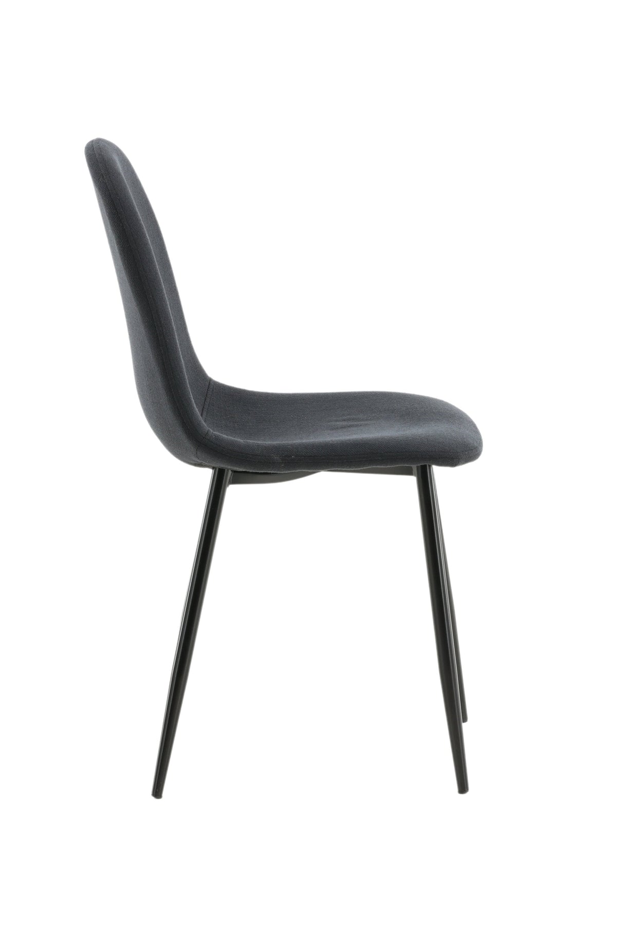 Polar Esszimmerstuhl - schwarz/Polyester - Essstühle - ALVAHOME