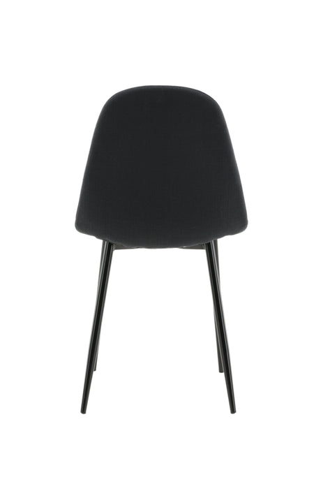 Polar Esszimmerstuhl - schwarz/Polyester - Essstühle - ALVAHOME