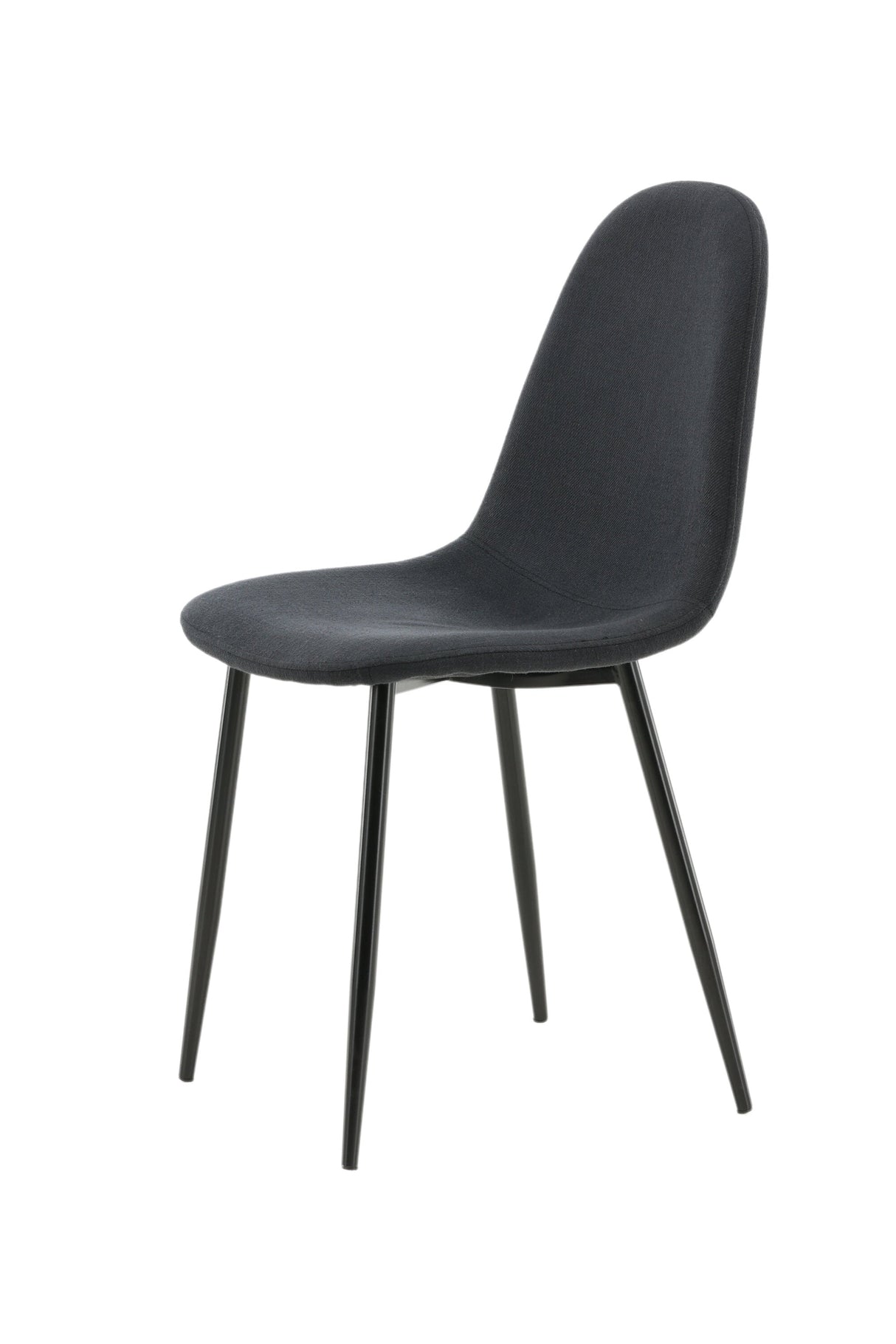 Polar Esszimmerstuhl - schwarz/Polyester - Essstühle - ALVAHOME