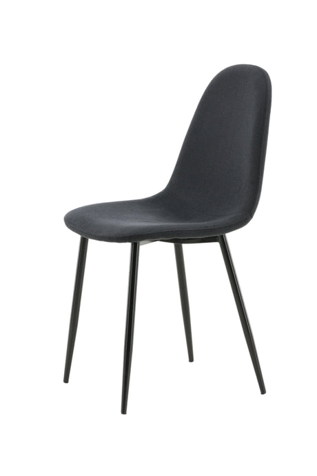 Polar Esszimmerstuhl - schwarz/Polyester - Essstühle - ALVAHOME