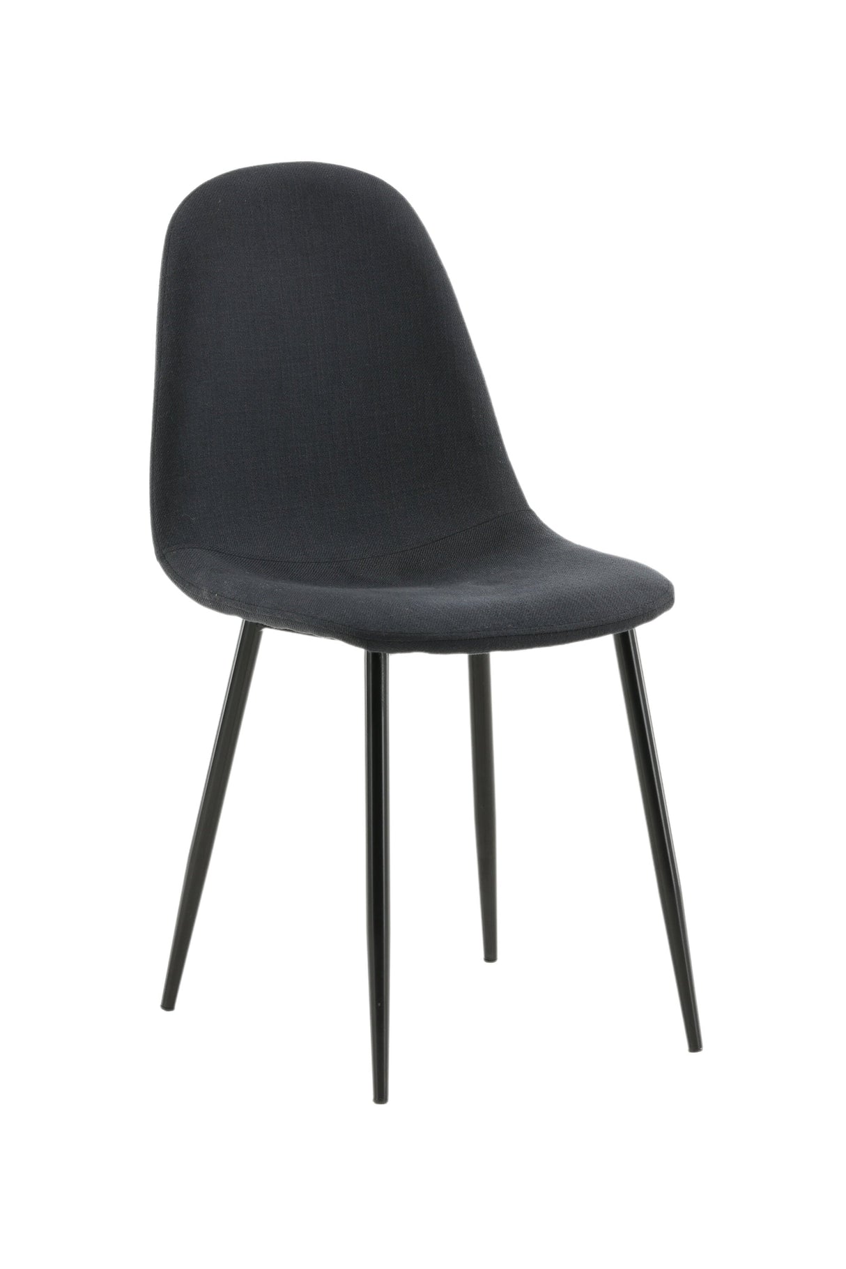 Polar Esszimmerstuhl - schwarz/Polyester - Essstühle - ALVAHOME