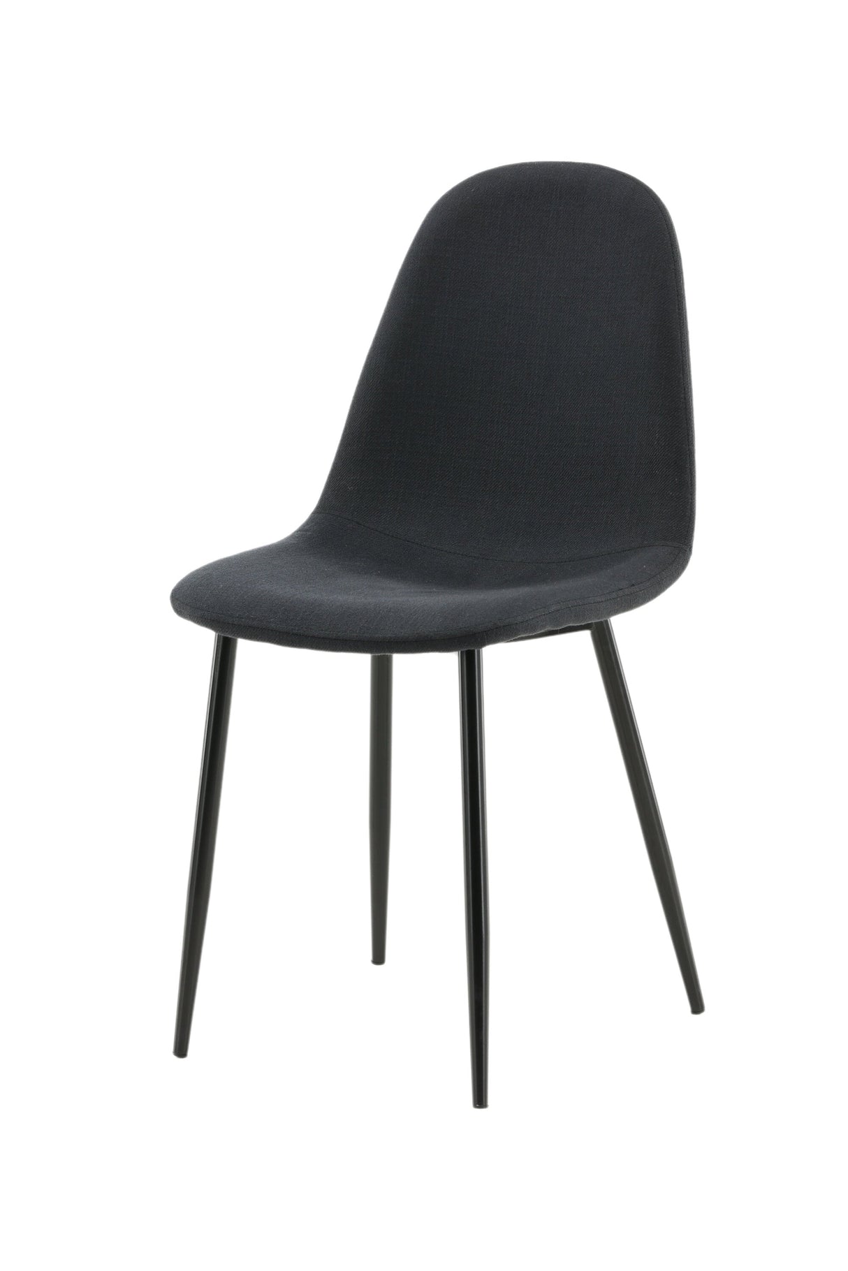Polar Esszimmerstuhl - schwarz/Polyester - Essstühle - ALVAHOME