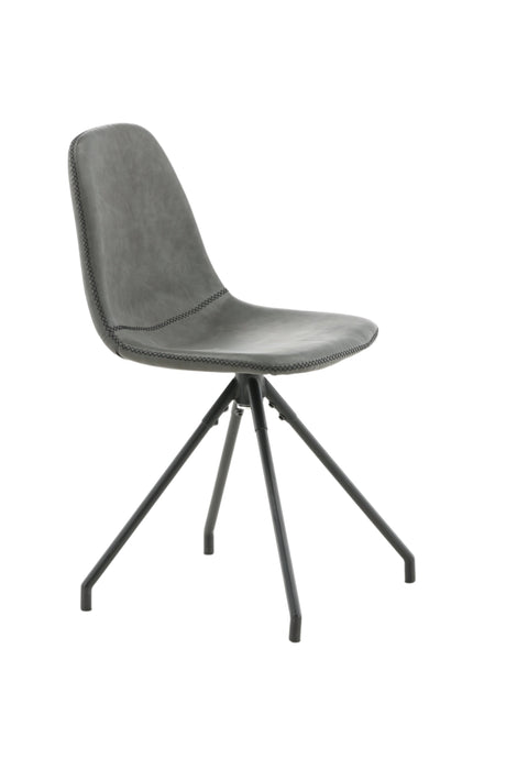 Polar Esszimmerstuhl - schwarz/PU - Essstühle - ALVAHOME