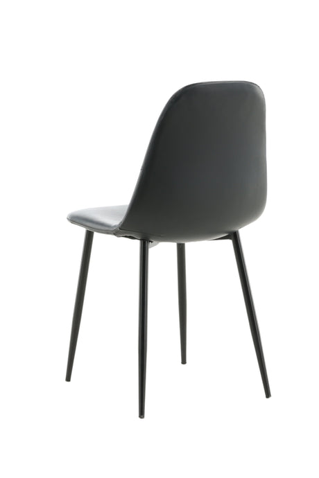 Polar Esszimmerstuhl - schwarz/PU - Essstühle - ALVAHOME