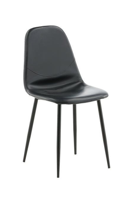 Polar Esszimmerstuhl - schwarz/PU - Essstühle - ALVAHOME