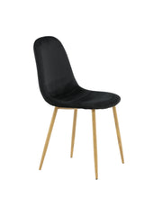Polar Esszimmerstuhl - schwarz/Stahl - Essstühle - ALVAHOME