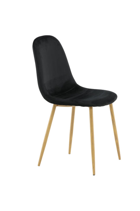 Polar Esszimmerstuhl - schwarz/Stahl - Essstühle - ALVAHOME