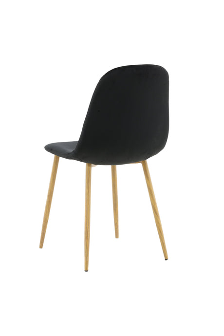 Polar Esszimmerstuhl - schwarz/Stahl - Essstühle - ALVAHOME