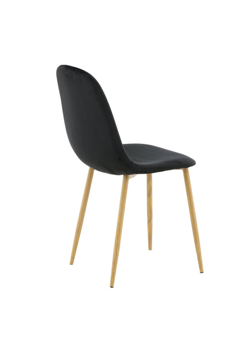 Polar Esszimmerstuhl - schwarz/Stahl - Essstühle - ALVAHOME
