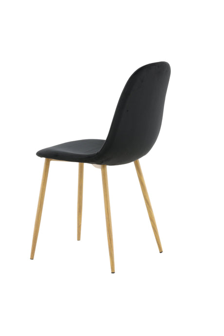 Polar Esszimmerstuhl - schwarz/Stahl - Essstühle - ALVAHOME