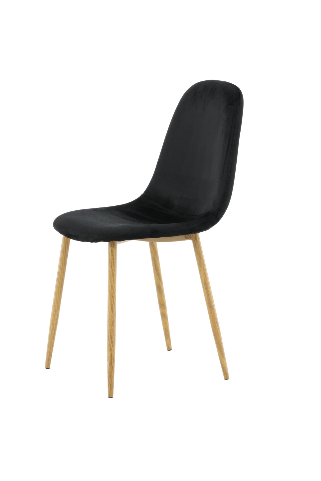 Polar Esszimmerstuhl - schwarz/Stahl - Essstühle - ALVAHOME
