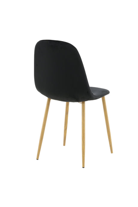 Polar Esszimmerstuhl - schwarz/Stahl - Essstühle - ALVAHOME