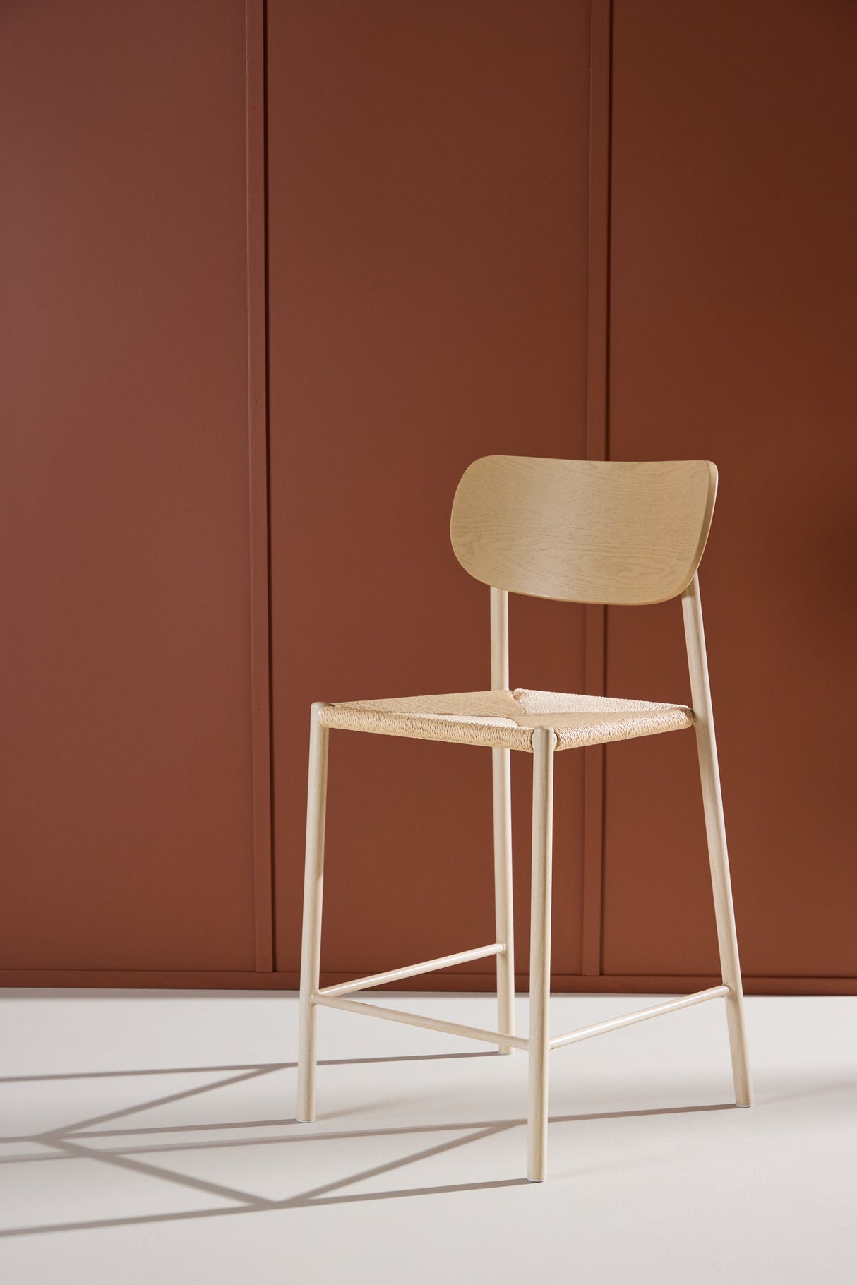 Polly Barhocker - beige/Rattan - Barhocker - ALVAHOME