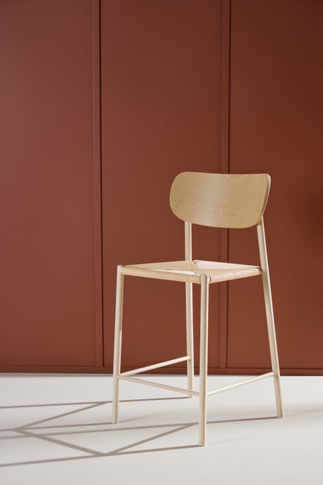 Polly Barhocker - beige/Rattan - Barhocker - ALVAHOME
