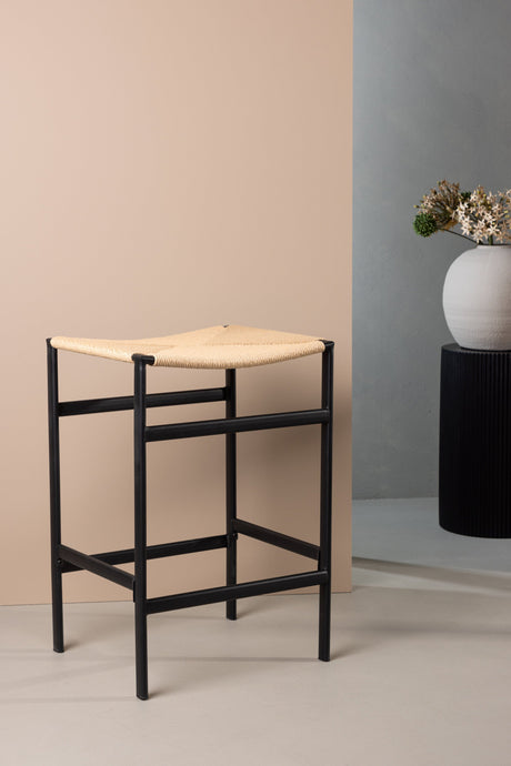 Polly Barhocker - natur/Stahl - Barhocker - ALVAHOME