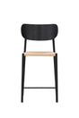 Polly Barhocker - schwarz/Rattan - Barhocker - ALVAHOME