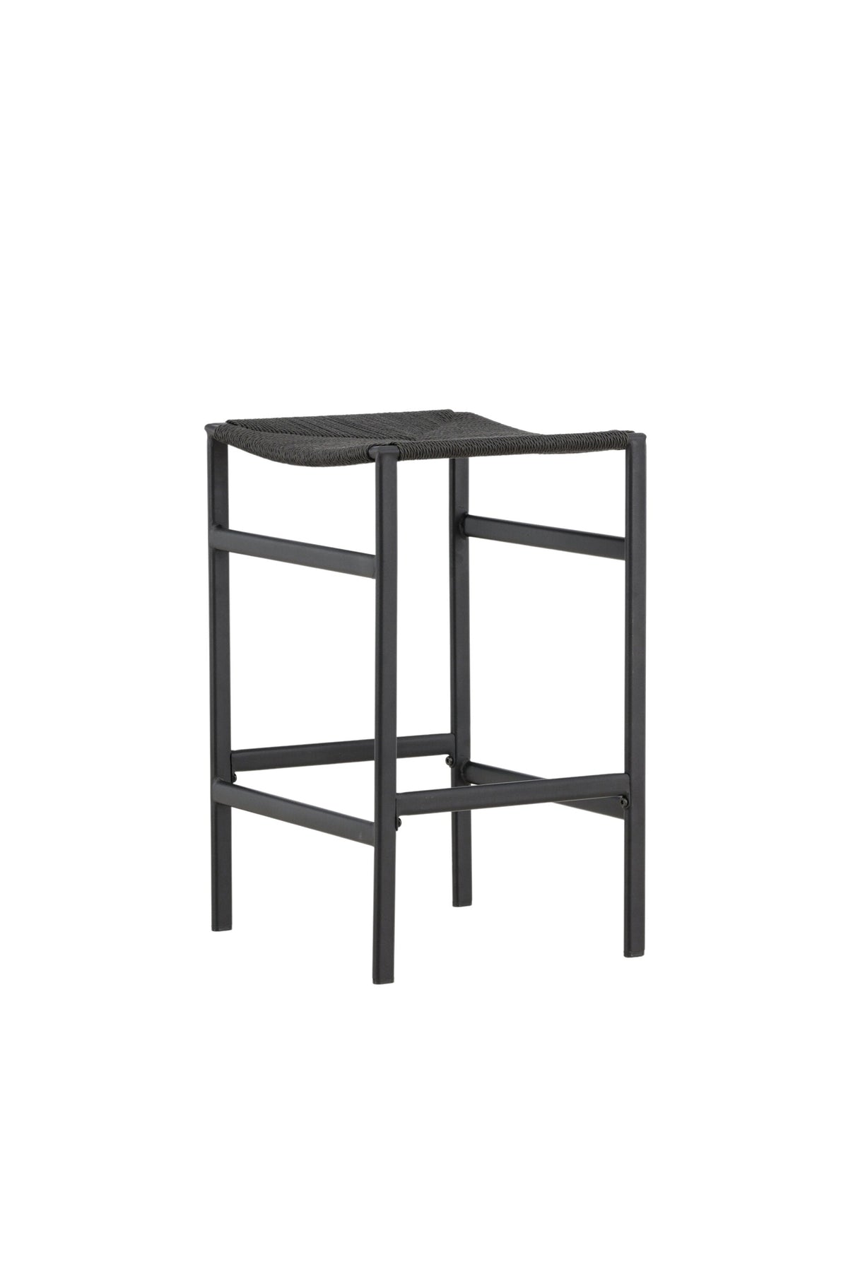 Polly Barhocker - schwarz/Rope - Barhocker - ALVAHOME