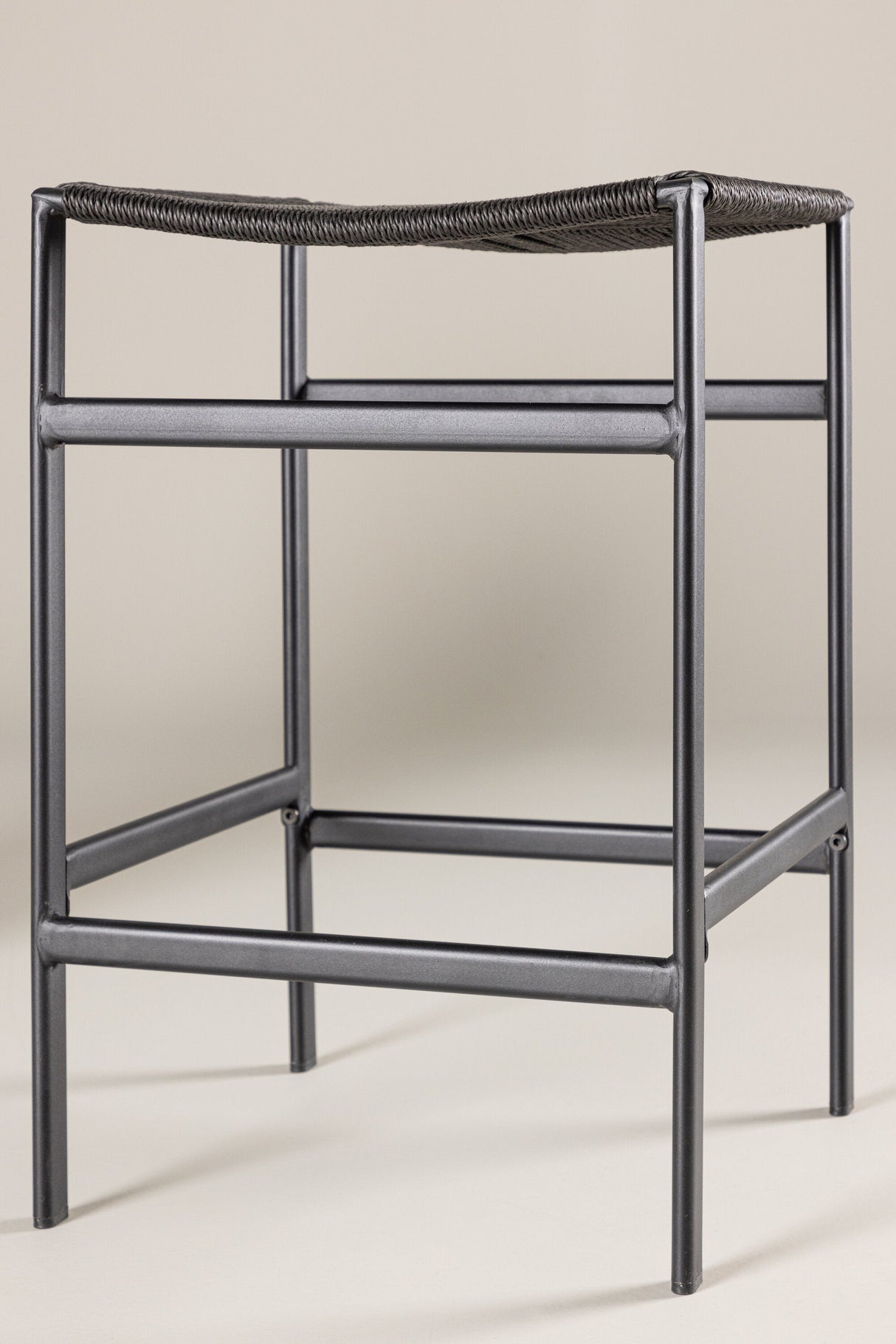Polly Barhocker - schwarz/Rope - Barhocker - ALVAHOME