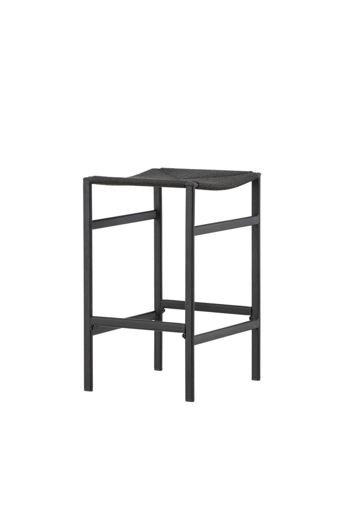 Polly Barhocker - schwarz/Rope - Barhocker - ALVAHOME