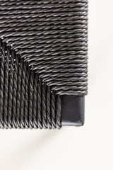 Polly Barhocker - schwarz/Rope - Barhocker - ALVAHOME
