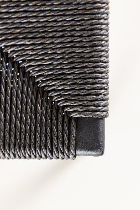 Polly Barhocker - schwarz/Rope - Barhocker - ALVAHOME