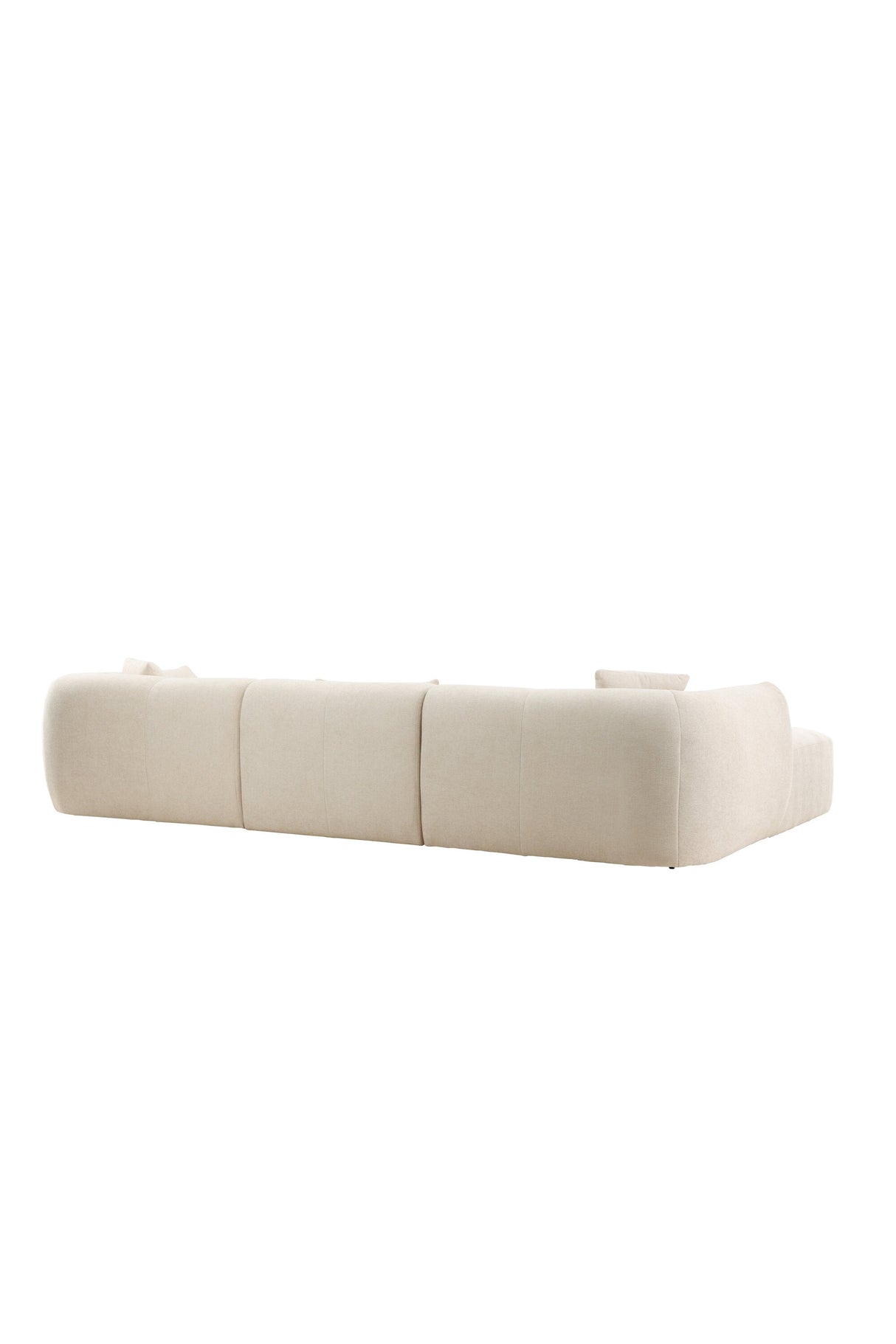 Positano Ecksofa - beige/Polyester - Chaiselongue Sofas - ALVAHOME