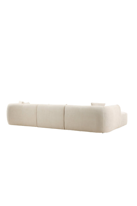 Positano Ecksofa - beige/Polyester - Chaiselongue Sofas - ALVAHOME