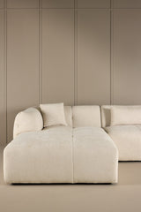 Positano Ecksofa - beige/Polyester - Chaiselongue Sofas - ALVAHOME