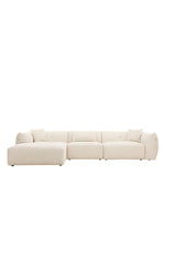 Positano Ecksofa - beige/Polyester - Chaiselongue Sofas - ALVAHOME
