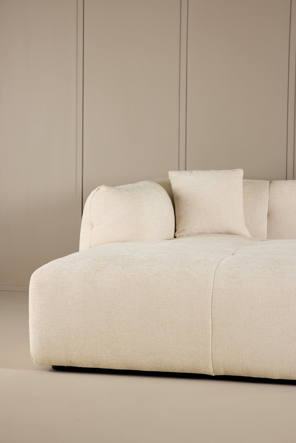 Positano Ecksofa - beige/Polyester - Chaiselongue Sofas - ALVAHOME