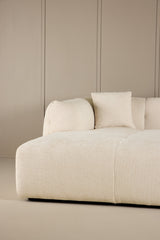 Positano Ecksofa - beige/Polyester - Chaiselongue Sofas - ALVAHOME