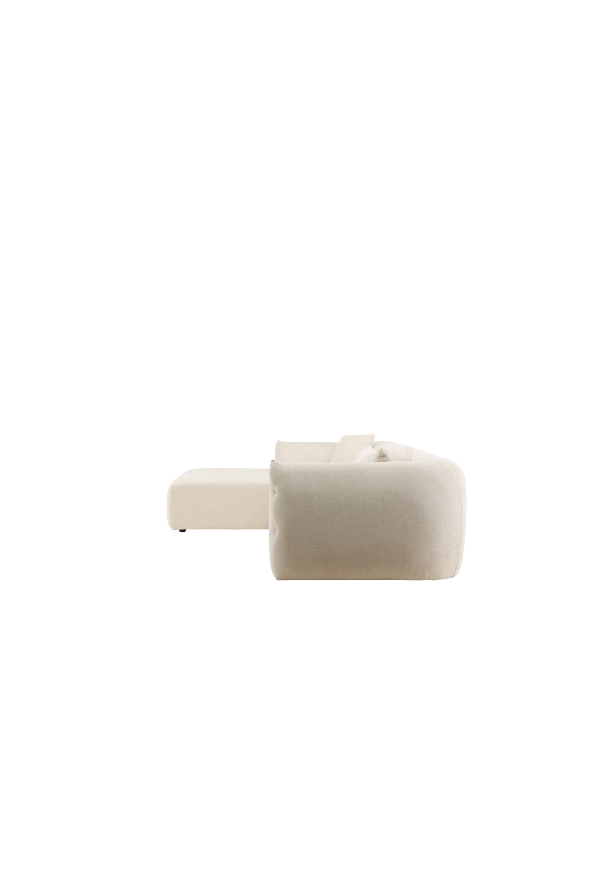 Positano Ecksofa - beige/Polyester - Chaiselongue Sofas - ALVAHOME