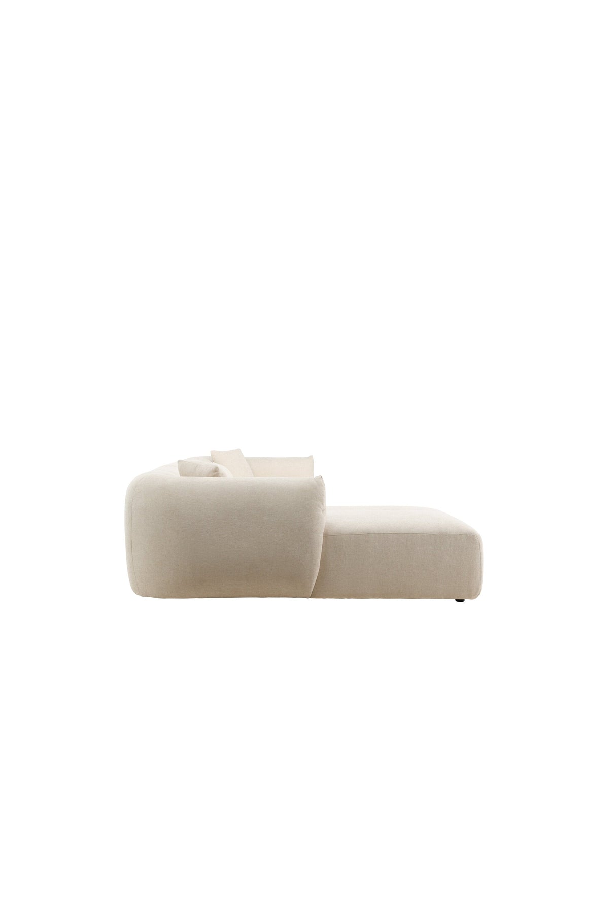 Positano Ecksofa - beige/Polyester - Chaiselongue Sofas - ALVAHOME