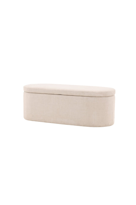 Potenza Ottoman - off - white/MDF - Ottomane / Poufs - ALVAHOME