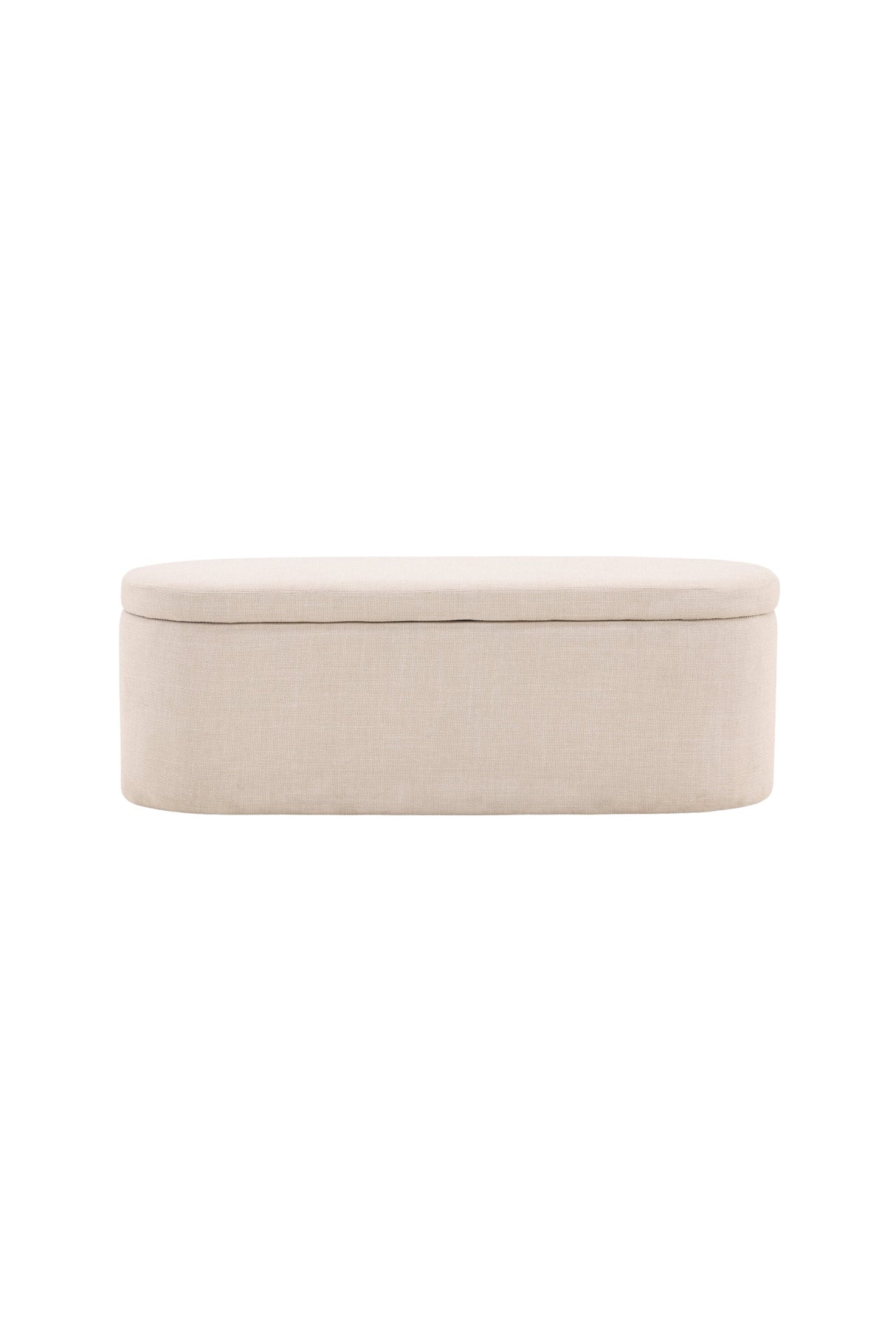 Potenza Ottoman - off - white/MDF - Ottomane / Poufs - ALVAHOME