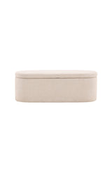Potenza Ottoman - off - white/MDF - Ottomane / Poufs - ALVAHOME