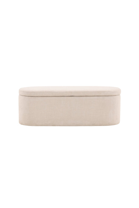 Potenza Ottoman - off - white/MDF - Ottomane / Poufs - ALVAHOME