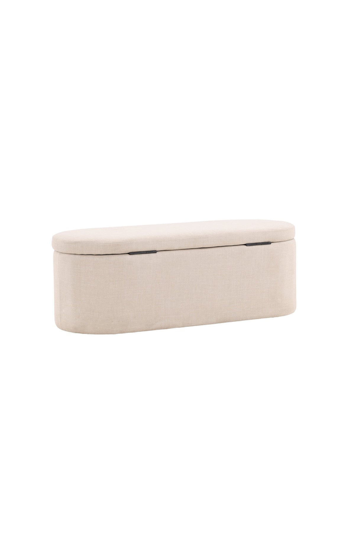 Potenza Ottoman - off - white/MDF - Ottomane / Poufs - ALVAHOME