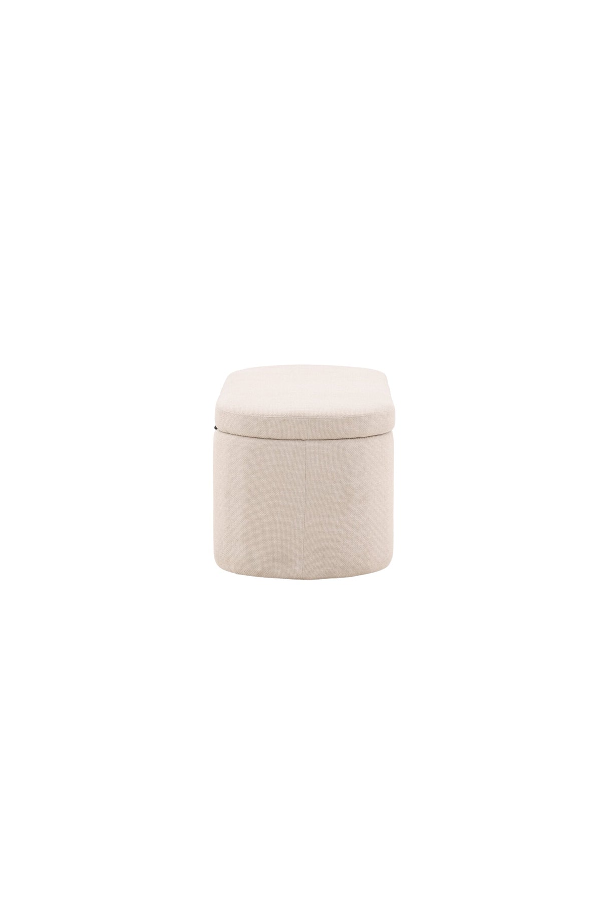 Potenza Ottoman - off - white/MDF - Ottomane / Poufs - ALVAHOME