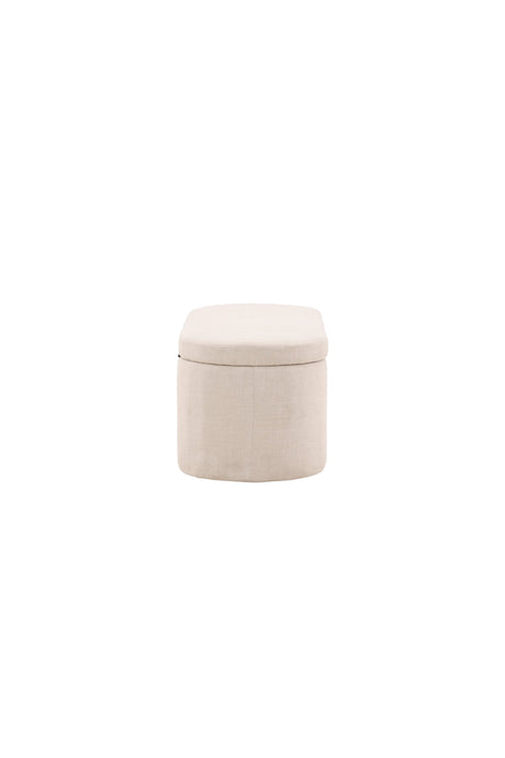 Potenza Ottoman - off - white/MDF - Ottomane / Poufs - ALVAHOME