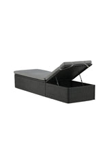 Quad Outdoor Sun - Lounge - schwarz/Weidengeflecht - Outdoor Sun - Lounges - ALVAHOME