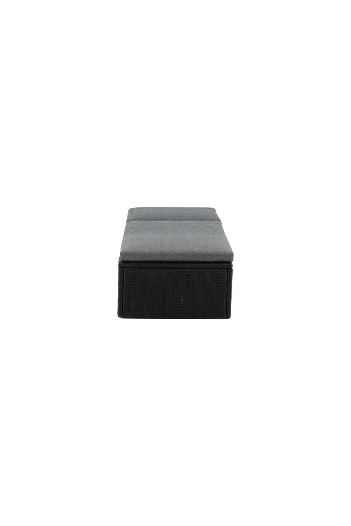 Quad Outdoor Sun - Lounge - schwarz/Weidengeflecht - Outdoor Sun - Lounges - ALVAHOME