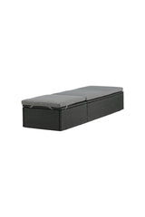 Quad Outdoor Sun - Lounge - schwarz/Weidengeflecht - Outdoor Sun - Lounges - ALVAHOME