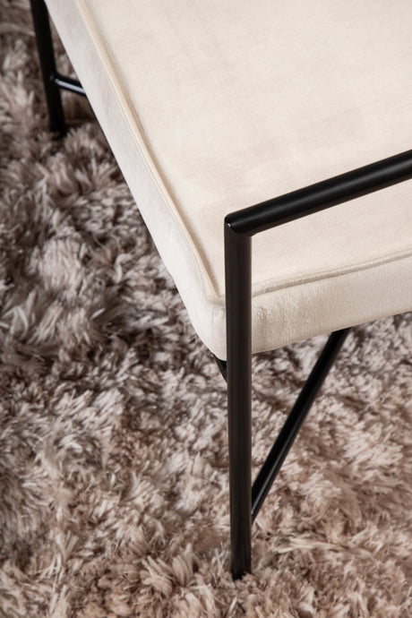 Rakel Sessel - beige/Polyester - Samt - Sessel - ALVAHOME