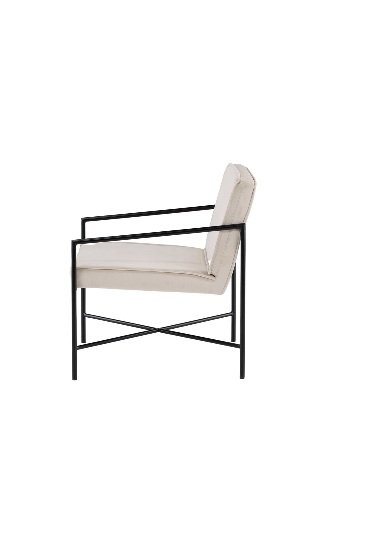 Rakel Sessel - beige/Polyester - Samt - Sessel - ALVAHOME