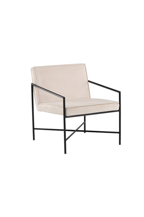 Rakel Sessel - beige/Polyester - Samt - Sessel - ALVAHOME